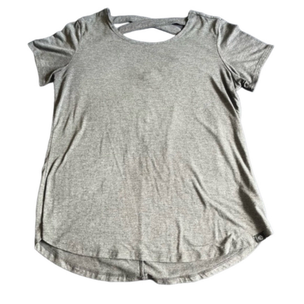 Bally Total Fitness Yoga Top Women’s Gray Size Medium